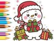 Jogo Livro para colorir: entrega surpresa de Natal  online
