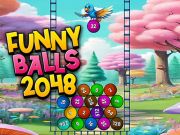 Jogo Bolas Engraçadas 2048  online