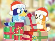 Jogo Quebra-cabeça: Bluey Christmas Unboxing  online