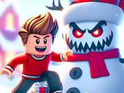 Jogo Quebra-cabeça: Batalha de bolas de neve Roblox  online