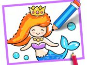 Jogo Desenho da criança: Sereia  online