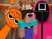 Jogo NextBots no jogo de lulas minecraft  online