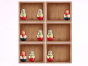 Jogo Classifique por prateleiras de Matryoshka! online Jogo Classifique por prateleiras de Matryoshka! online