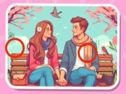 Jogo Encontre as diferenças casais  online
