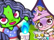 Jogo Quebra -cabeça: Elphaba e Glinda  online