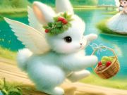 Jogo Quebra -cabeça de quebra -cabeças: Angel Bunny  online