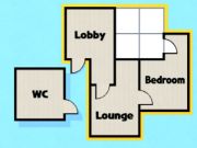 Jogo Classificação de quarto - planta baixa  online