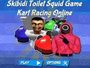 Jogo Skibidi Squid Game Racing Kart Online  online