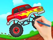 Jogo Livro para colorir: caminhão monstro  online