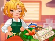 Jogo Cozinha de Roxie: rolinho primavera  online