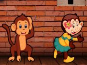 Jogo Escape de macaco brincalhão  online