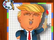 Jogo Tempo para colorir Trump  online