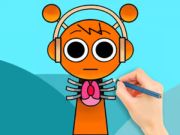 Jogo Livro para colorir: Sprunki Horror Oren  online