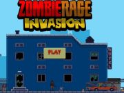 Jogo Invasão de raiva zumbi  online