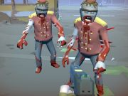 Jogo Sobrevivência de polígonos da cidade de zumbi  online