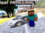 Jogo Simulador de direção de minecraft real  online