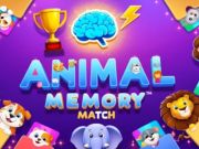 Jogo Combinação de memória animal  online