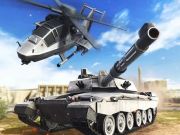Jogo Estratégia de guerra. Tanques e helicópteros  online