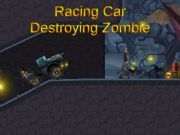 Jogo Carros de corrida destruindo zumbi  online