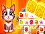 Jogo Quebra -cabeça de ladrilhos da cidade de gatos  online