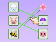 Jogo Puzzle emoji Connect  online