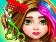 Jogo Salão de cabeleireiro e menina  online