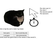 Jogo Girando o clicker de gato  online