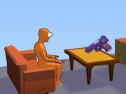 Jogo Ragdoll Gun Shooter: Playground de Spinner de Cannon  online
