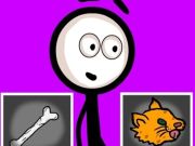 Jogo Stickman escolhendo ações  online