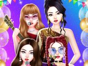 Jogo Concerto de véspera de ano novo preto rosa  online