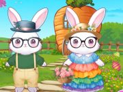Jogo Coelhos se preparam para a Páscoa  online