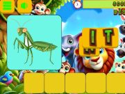 Jogo Animais de palavras para crianças  online