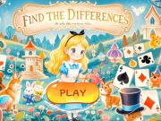Jogo Encontre as diferenças: Alice no País das Maravilhas online Jogo Encontre as diferenças: Alice no País das Maravilhas online