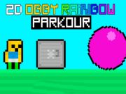 Jogo 2d Obby Rainbow Parkour  online