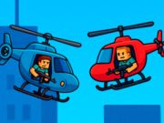 Jogo Helicóptero Battle Steve 2 jogador  online