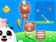 Jogo Merge de animais: atirador de bolhas  online