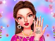 Jogo Design de manicure da primavera de celebridades  online