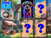 Jogo Jogo de memória de animais engraçados  online