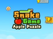 Jogo Jogo da Apple de quebra -cabeça de cobra  online