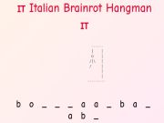 Jogo Hangur Brainrot italiano!  online
