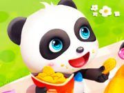 Jogo Quebra -cabeça de quebra -cabeças: piquenique de primavera do bebê panda  online