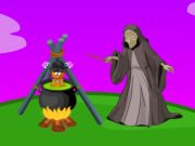 Jogo Salvando um menino de uma bruxa  online