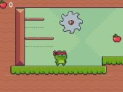 Jogo Ninja verde coleciona maçãs  online