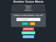 Jogo Número de adivinhação mania  online
