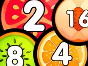 Jogo Merge Balls Shooter 2048 Connect Fruits  online