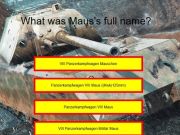 Jogo Questionário de tanque: Maus  online
