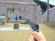 Jogo Atirador de garrafas 3D  online