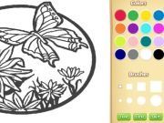 Jogo Livro para colorir borboleta para crianças online