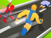 Jogo Corrida de mudança de transformação de super -herói online