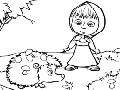 Jogo Masha e o ouriço  online